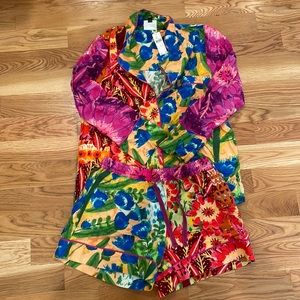 Anthropologie long sleeve pajama set